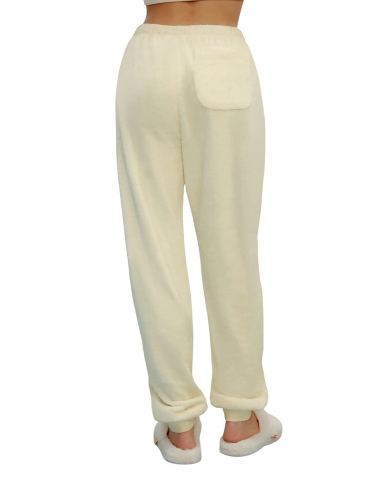 Neiwai Classic Cozy Fleece Pajama Pants 2.0 Alabaster Gleam Sz Xs Pet (Us 0) — image 3 of 8